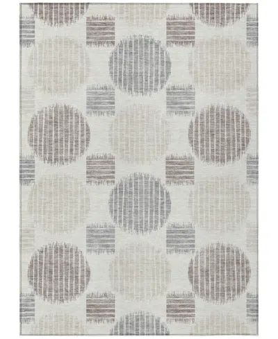 Addison Chantille Machine Washable Acn900 8'x10' Area Rug In Ivory