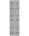 Addison Chantille Acn901 2'3"x7'6" Runner Area Rug In Gray