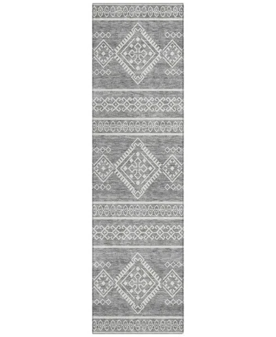 Addison Chantille Acn901 2'3"x7'6" Runner Area Rug In Gray