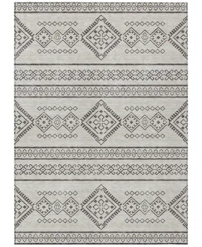 Addison Chantille Machine Washable Acn901 5'x7'6" Area Rug In Beige