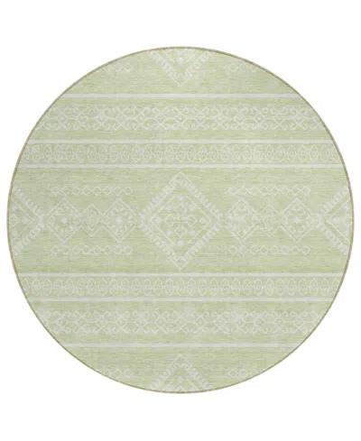 Addison Chantille Acn901 8'x8' Round Area Rug In Mint