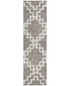 Addison Chantille Acn902 2'3"x7'6" Runner Area Rug In Taupe
