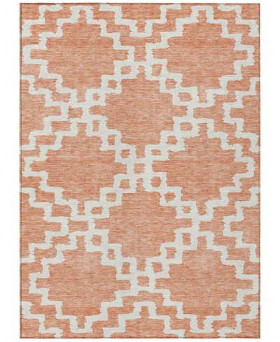 Addison Chantille Acn902 8'x10' Area Rug In Salmon