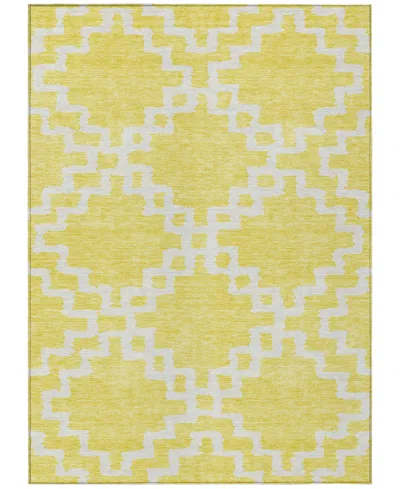 Addison Chantille Acn902 9'x12' Area Rug In Yellow
