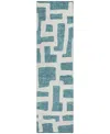 Addison Chantille Acn903 2'3"x7'6" Runner Area Rug In Teal