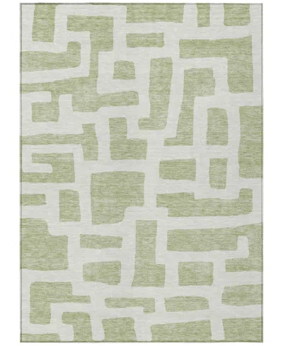 Addison Chantille Machine Washable Acn903 2'6"x3'10" Area Rug In Sage
