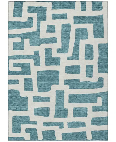Addison Chantille Machine Washable Acn903 3'x5' Area Rug In Teal