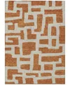 Addison Chantille Machine Washable Acn903 3'x5' Area Rug In Terracotta