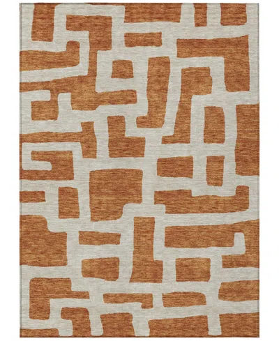 Addison Chantille Acn903 3'x5' Area Rug In Terracotta