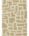 Addison Chantille Machine Washable Acn903 5'x7'6" Area Rug In Gold