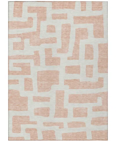 Addison Chantille Acn903 8'x10' Area Rug In Peach