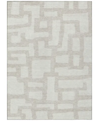 Addison Chantille Machine Washable Acn903 9'x12' Area Rug In Ivory