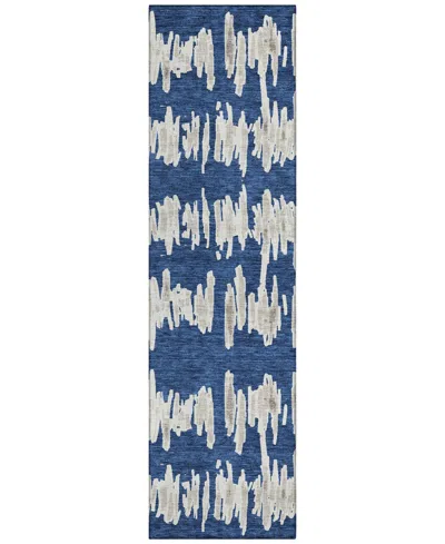 Addison Chantille Acn905 2'3"x7'6" Runner Area Rug In Navy