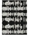 Addison Chantille Machine Washable Acn905 5'x7'6" Area Rug In Black