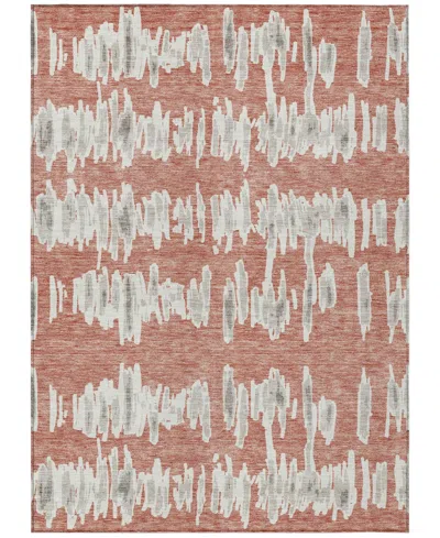 Addison Chantille Acn905 5'x7'6" Area Rug In Salmon