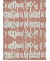 Addison Chantille Acn905 8'x10' Area Rug In Salmon