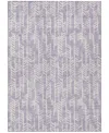 Addison Chantille Machine Washable Acn906 3'x5' Area Rug In Lavender