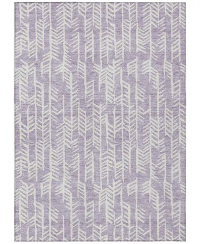 Addison Chantille Machine Washable Acn906 3'x5' Area Rug In Lavender