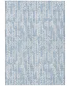 Addison Chantille Machine Washable Acn906 3'x5' Area Rug In Mist
