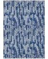 Addison Chantille Machine Washable Acn906 3'x5' Area Rug In Navy