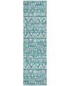 Addison Chantille Machine Washable Acn907 2'3"x7'6" Runner Area Rug In Teal