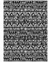 Addison Chantille Machine Washable Acn907 2'6"x3'10" Area Rug In Black