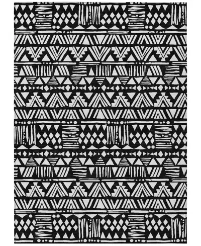 Addison Chantille Machine Washable Acn907 3'x5' Area Rug In Black