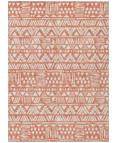 Addison Chantille Acn907 5'x7'6" Area Rug In Coral