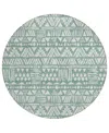 Addison Chantille Acn907 8'x8' Round Area Rug In Sage
