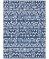 Addison Chantille Machine Washable Acn907 3'x5' Area Rug In Navy