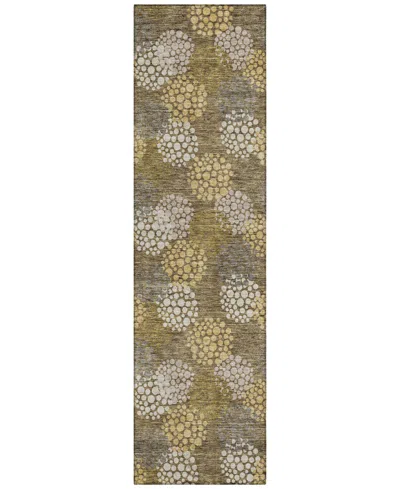 Addison Chantille Acn908 2'3"x7'6" Runner Area Rug In Brown