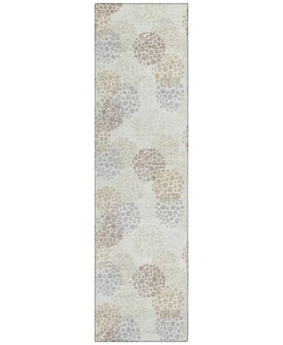 Addison Chantille Acn908 2'3"x7'6" Runner Area Rug In Ivory