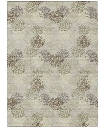 Addison Chantille Machine Washable Acn908 2'6"x3'10" Area Rug In Beige