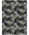 Addison Chantille Machine Washable Acn908 3'x5' Area Rug In Black