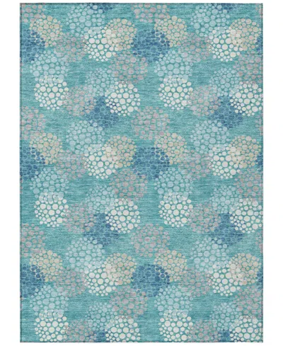Addison Chantille Machine Washable Acn908 9'x12' Area Rug In Teal