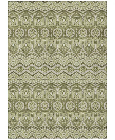 Addison Chantille Machine Washable Acn909 2'6"x3'10" Area Rug In Sage