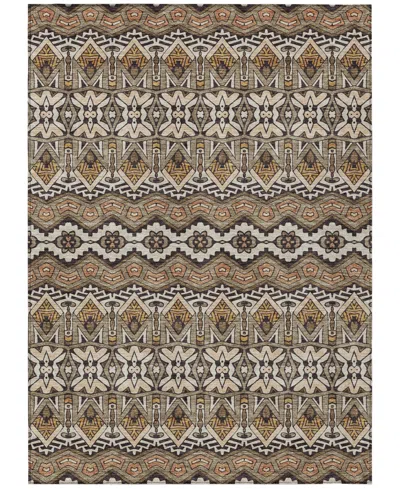 Addison Chantille Machine Washable Acn909 2'6"x3'10" Area Rug In Taupe