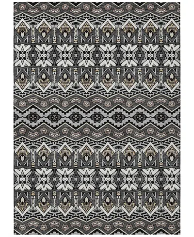 Addison Chantille Acn909 8'x10' Area Rug In Charcoal