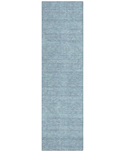 Addison Chantille Acn910 2'3"x7'6" Runner Area Rug In Teal