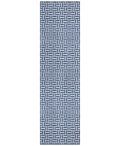 Addison Chantille Acn911 2'3"x7'6" Runner Area Rug In Navy