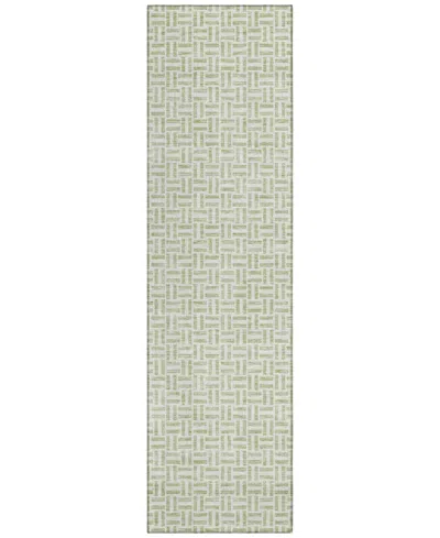 Addison Chantille Acn911 2'3"x7'6" Runner Area Rug In Sage
