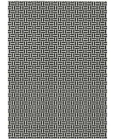 Addison Chantille Machine Washable Acn911 2'6"x3'10" Area Rug In Black