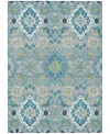 Addison Chantille Machine Washable Acn1002 5'x7'6" Area Rug In Teal