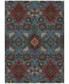 Addison Chantille Machine Washable Acn1002 8'x10' Area Rug In Denim