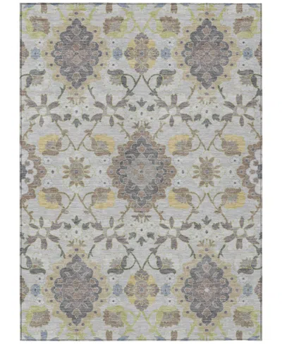 Addison Chantille Machine Washable Acn1002 8'x10' Area Rug In Gray