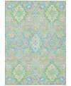 Addison Chantille Machine Washable Acn1002 8'x10' Area Rug In Mint
