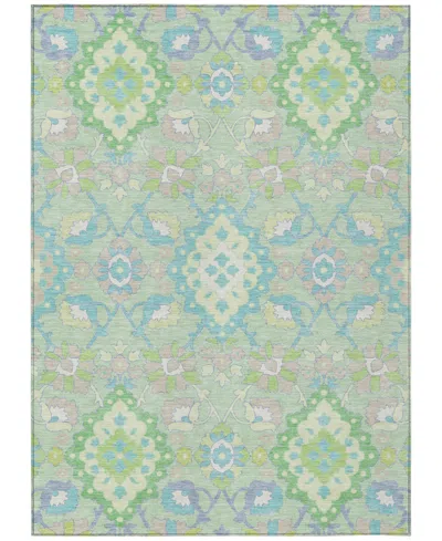 Addison Chantille Machine Washable Acn1002 8'x10' Area Rug In Mint
