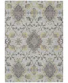 Addison Chantille Machine Washable Acn1002 9'x12' Area Rug In Gray