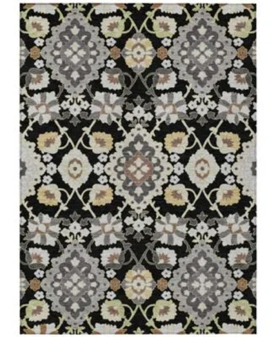 Addison Chantille Machine Washable Acn1002 Area Rug Collection In Black