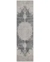 Addison Chantille Machine Washable Acn1003 2'3''x7'6'' Runner Area Rug In Black